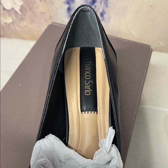 Franco Sarto L-Darcy Black Pointed Toe Heels - Picture 7 of 11